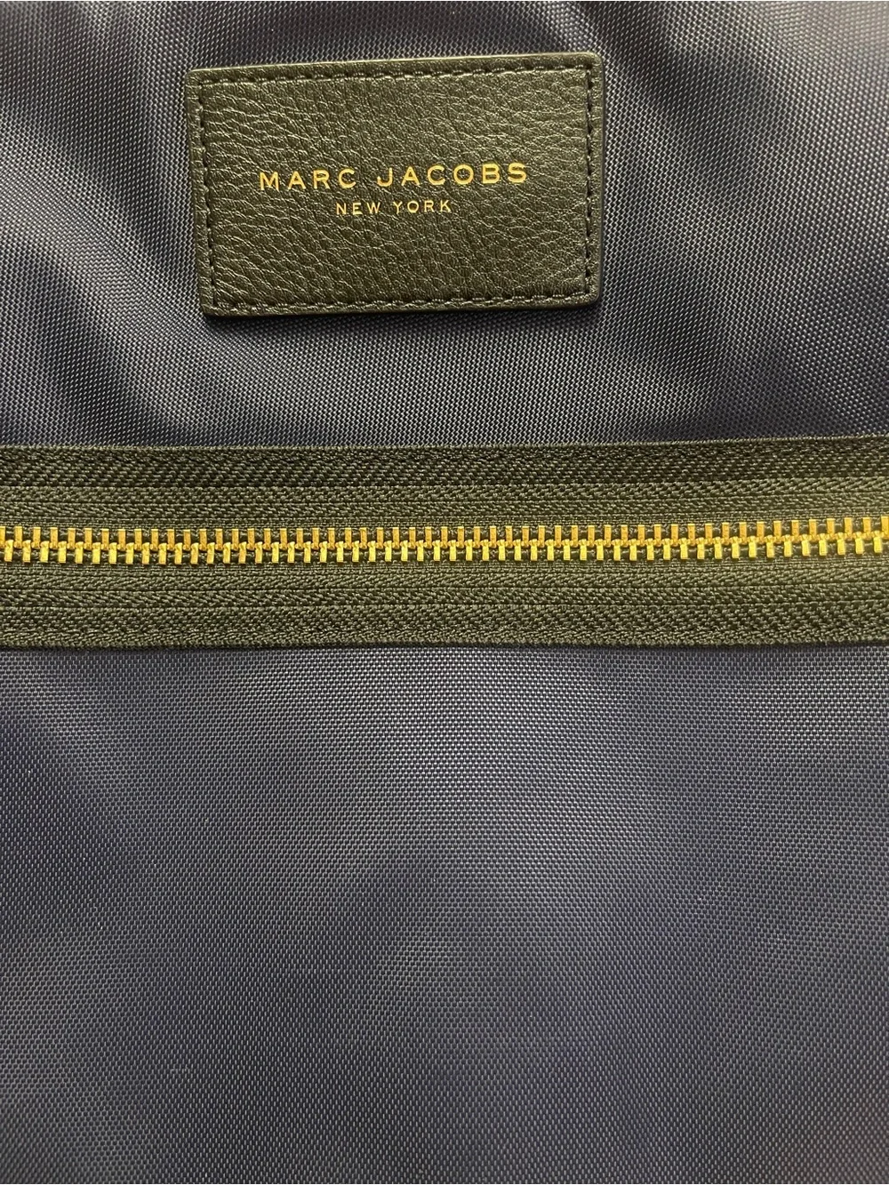 MARC JACOBS Nylon Laptop Sleeve Bag Pouch Navy Blue.